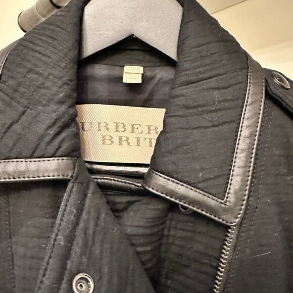 Burberry Brit Moto Jacket US 4 - Picture 3 of 14